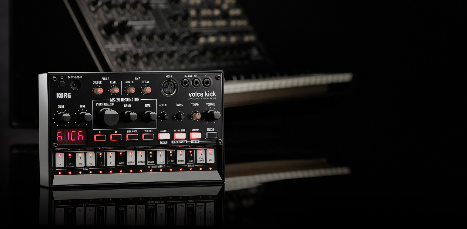 سینتسایزر کیک آنالوگ korg volca kick