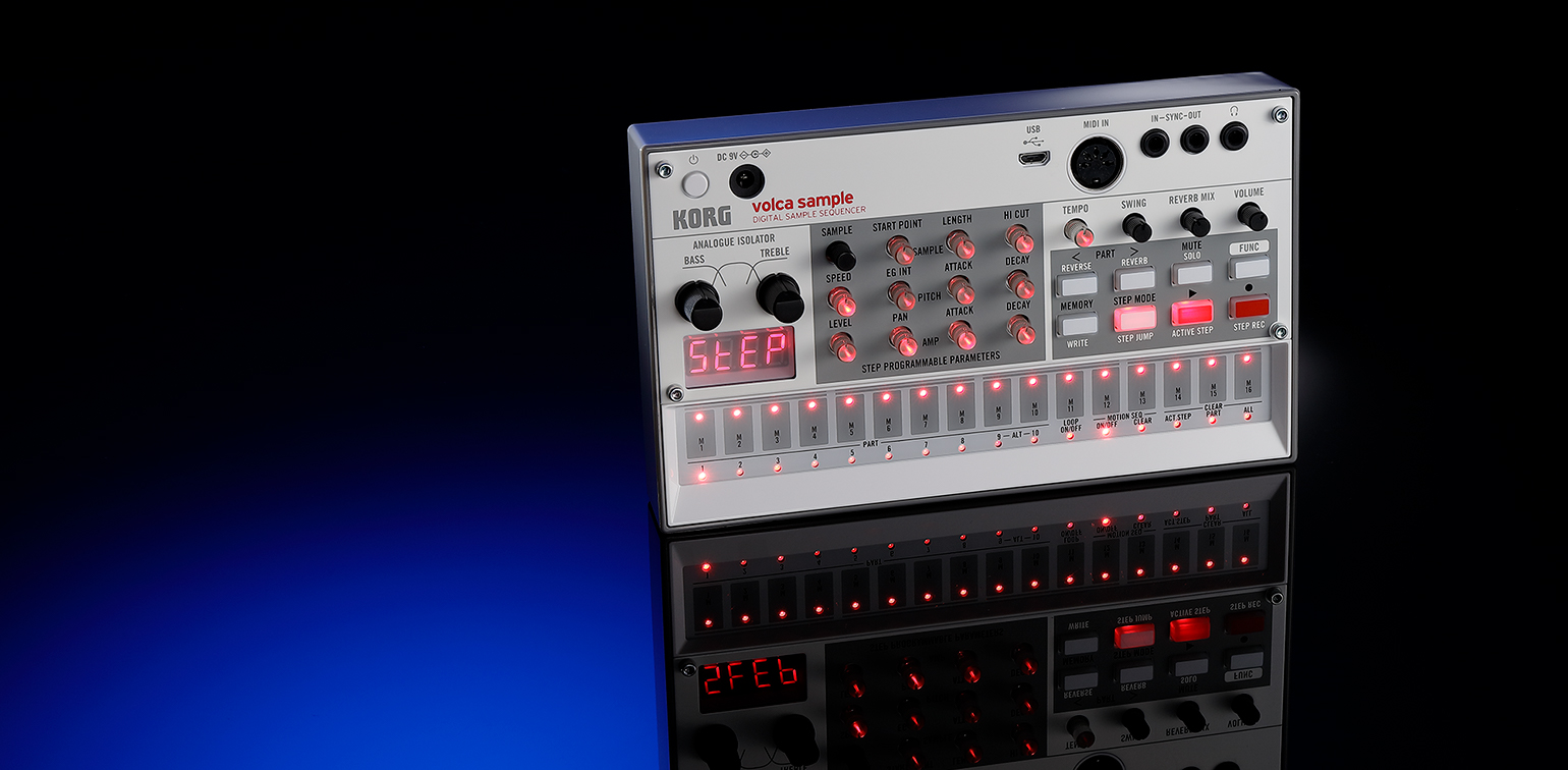 سمپلر دیجیتال نسل دوم korg volca sample2