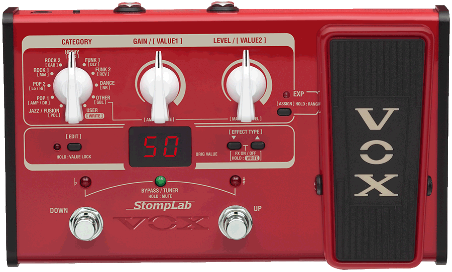 پدال مولتی‌افکت بیس vox stomplab 2b (sl2b)