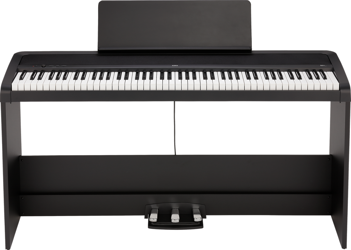 پیانو دیجیتال korg b2+sp مشکی (B2+SP BLACK)
