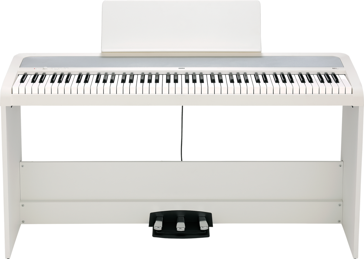 پیانو دیجیتال korg b2+sp سفید (B2+SP WHITE)