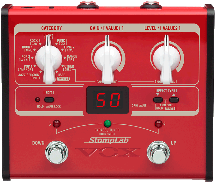 پدال مولتی‌افکت بیس vox stomplab 1b (sl1b)