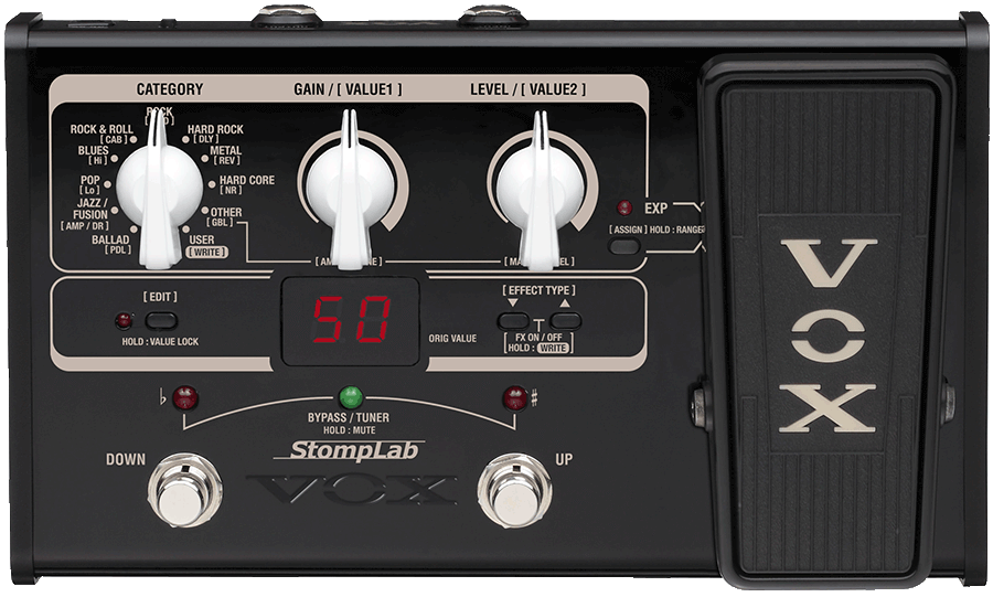 پدال مولتی‌افکت گیتار vox stomplab 2g (sl2g)